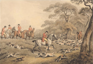 Samuel Howitt - Foxhunting Going to Cover.webp