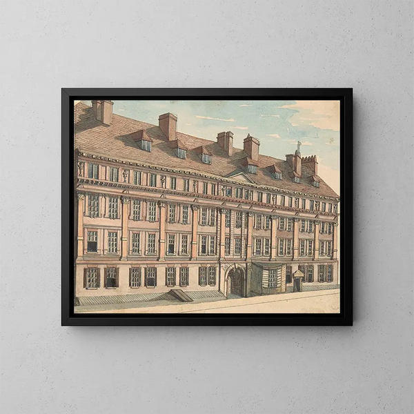L'auberge de Furnival - Samuel Ireland — oprawiony obraz na ścianie