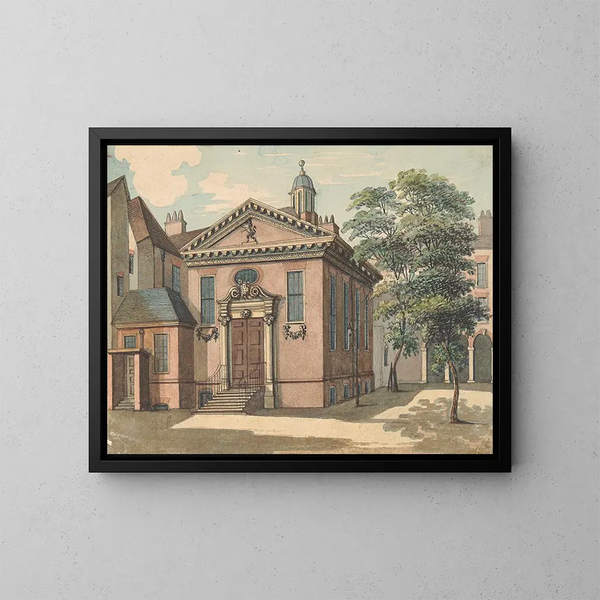 Auberge des lions - Samuel Ireland — oprawiony obraz na ścianie