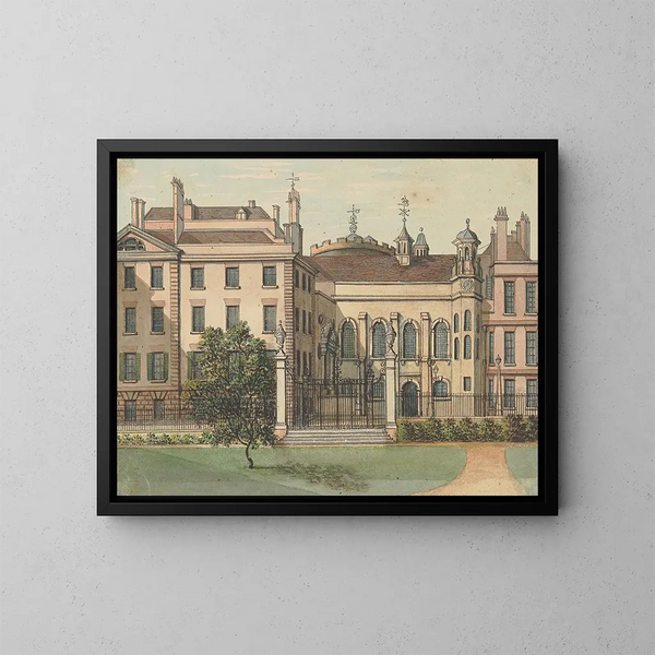 Le Temple intérieur - Samuel Ireland — oprawiony obraz na ścianie