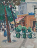 Ogrody Luksemburskie w Paryżu - Samuel John Peploe — widok dzieła