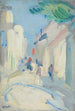 Scena uliczna we Francji - Samuel John Peploe — widok dzieła