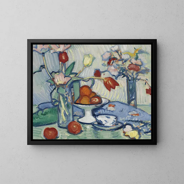 Tulipów - Samuel John Peploe — oprawiony obraz na ścianie