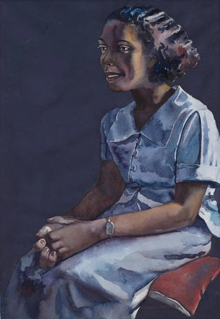 Samuel Joseph Brown Jr - Girl in Blue Dress.webp