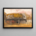 Stodoła dla krów z mchem na dachu - Samuel Palmer — oprawiony obraz na ścianie