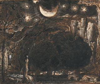 Samuel Palmer - A Shepherd and his Flock under the Moon and Stars.webp