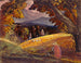 Żniwiarzy w świetle ognia - Samuel Palmer — widok dzieła