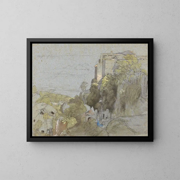 Wieś włoska, Samuel Palmer — oprawiony obraz na ścianie