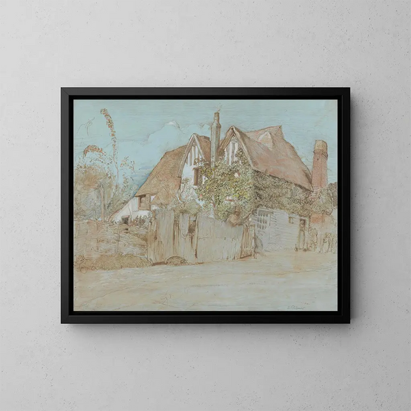 Dom z bluszczem w Shoreham - Samuel Palmer — oprawiony obraz na ścianie