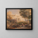 La Vocatella à Chapel zbudowany przez pustelnika w pobliżu Corpo de Cava w okolicy Salerne i Neapolu - Samuel Palmer — oprawiony obraz na ścianie