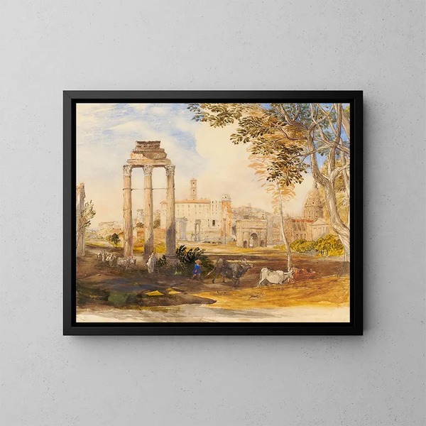 Le Forum rzymski - Samuel Palmer — oprawiony obraz na ścianie