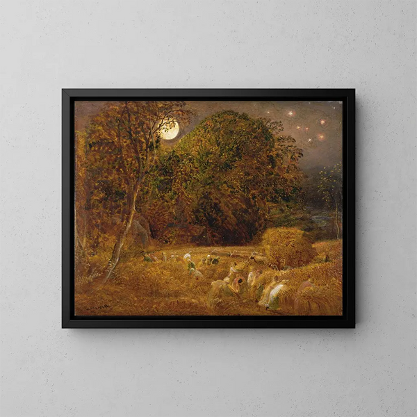 La Lune de la récolte - Samuel Palmer — oprawiony obraz na ścianie