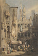 Ulica w Brugii - Samuel Prout — widok dzieła