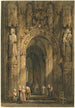 Wnętrza katedry - Samuel Prout — widok dzieła