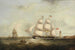 La gazelle entrant dans la Mersey - Samuel Walters — widok dzieła