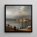 San Cristoforo, San Michele i Murano z Fondamenta Nuove w Wenecji - Canaletto — oprawiony obraz na ścianie