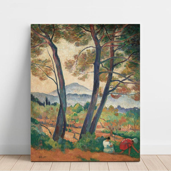 Reprodukcja obrazu Sanary, Widok na Cap Sicié - Henri Lebasque