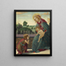 La Vierge à l'Enfant avec le jeune saint Jean-Baptiste - Sandro Botticelli — oprawiony obraz na ścianie