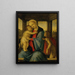 La Vierge à l'Enfant avec le petit saint Jean-Baptiste - Sandro Botticelli — oprawiony obraz na ścianie