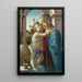 La Vierge à l'Enfant avec un ange - Sandro Botticelli — oprawiony obraz na ścianie