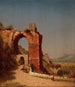 L'Łuk Neronowy w Tivoli - Sanford Robinson Gifford — widok dzieła