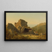 Le Camp sur Mansfield Mountain Vermont - Sanford Robinson Gifford — oprawiony obraz na ścianie