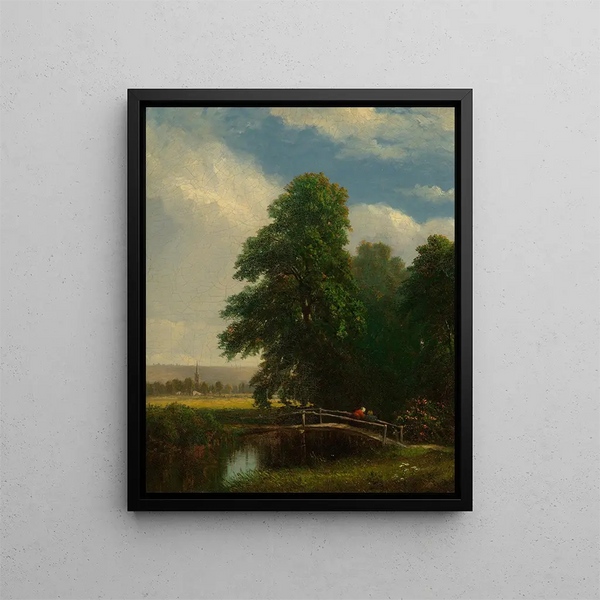 Sanford Robinson Gifford - The Darent River Kent England.webp