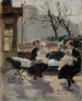 Park w Paryżu - Santeri Salokivi — widok dzieła