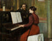 Un roman - Santiago Rusiñol — widok dzieła