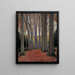 Aleja platanów - Santiago Rusiñol — oprawiony obraz na ścianie