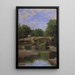Most nad rzeką - Santiago Rusiñol — oprawiony obraz na ścianie