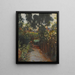 Chemin des roses - Santiago Rusiñol — oprawiony obraz na ścianie