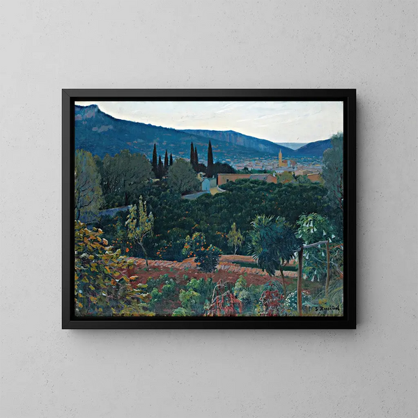 Dolina Soller - Santiago Rusiñol — oprawiony obraz na ścianie