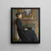 postaci kobiety - Santiago Rusiñol — oprawiony obraz na ścianie