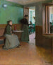 Wnętrza kawiarni - Santiago Rusiñol — widok dzieła