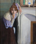 Dziewczyna się śmieje - Santiago Rusiñol — widok dzieła