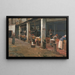 Lavoirs de la Barceloneta - Santiago Rusiñol — oprawiony obraz na ścianie