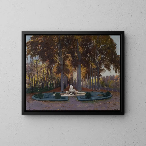Otoal - Santiago Rusiñol — oprawiony obraz na ścianie