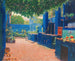 La cour bleue d'Arenys - Santiago Rusiñol — widok dzieła