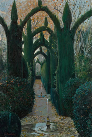 Santiago Rusiol - The Generalife Gardens Granada.webp