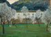Zamknięty biały w Bunyola, Majorka - Santiago Rusiñol — widok dzieła