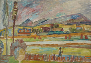 Sasza Blonder - Peasant with a Rake.webp