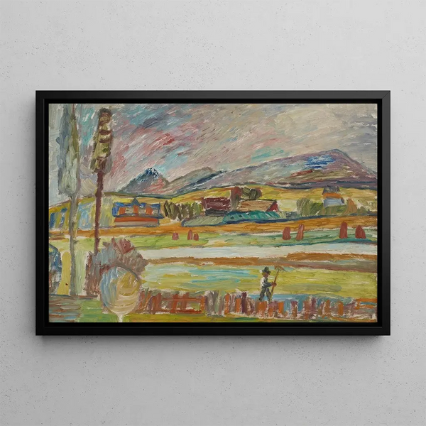 Sasza Blonder - Peasant with a Rake.webp