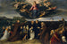 La Vierge Adorée par les Saints - Scarsellino — widok dzieła