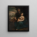 La Vierge à l'Enfant avec sainte Élisabeth et saint Jean enfant - Scarsellino — oprawiony obraz na ścianie