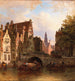 Scena w Amsterdamie - Elias Pieter van Bommel — widok dzieła