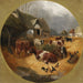 Scena z dworskiego podwórza - John Frederick Herring Jr — widok dzieła