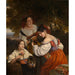 Reprodukcja obrazu scena gatunkowa z czasów rzymskich - Franz Xaver Winterhalter