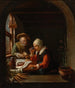 Wiejski posiłek - Szkoła Frans van Mieris — widok dzieła