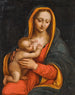 Dziewicy z Dzieciątkiem - Szkoła Leonarda da Vinci — widok dzieła